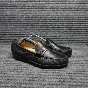SAS Shoes Mens 11.5 N Black Leather Casual Air Vent Loafer